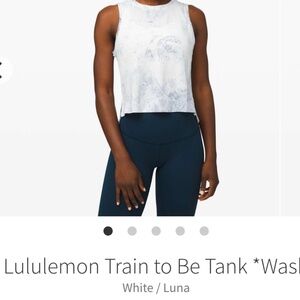 Lululemon Train to Be Tank *wash Luna